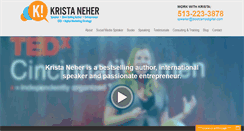 Desktop Screenshot of kristaneher.com